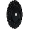 Ekena Millwork Angel Ceiling Medallion (Fits Canopies up to 15 3/4"), 32 1/4"OD x 3 5/8"ID x 1 1/8"P, Jet Black CM32ANBLF - alternate 4
